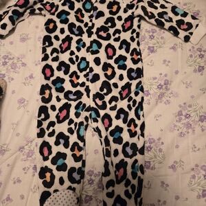 The Children's Place Multicolor Leopard Print Footie